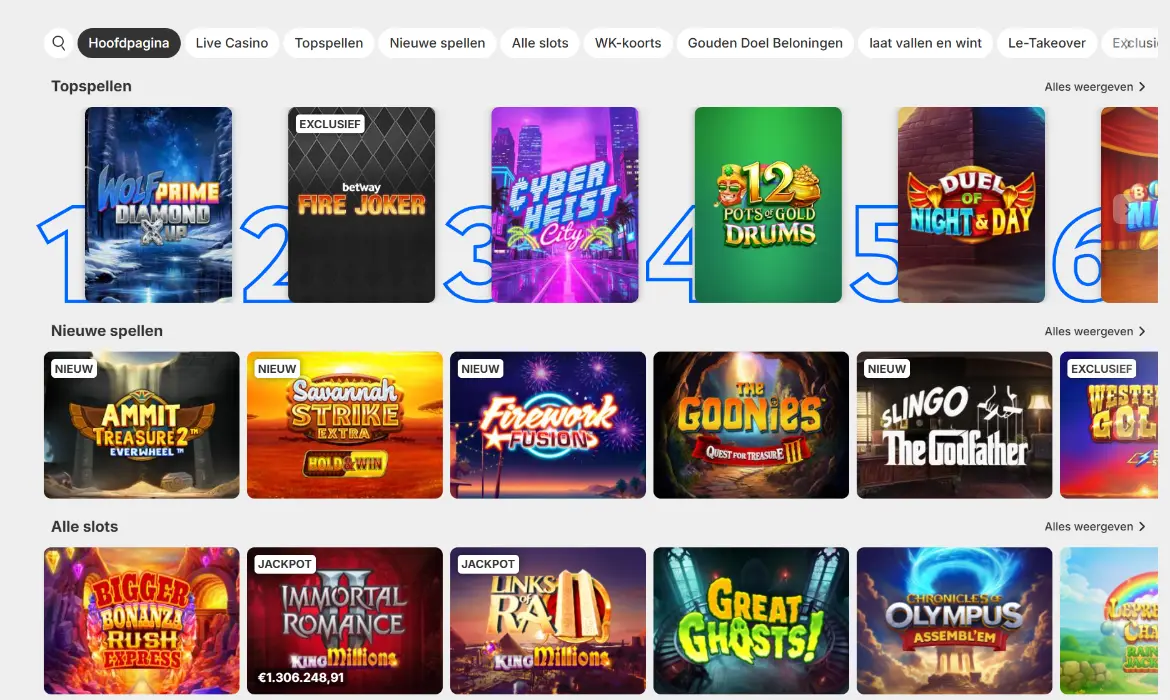 Betway Casino Startpagina Betway Casino Startpagina